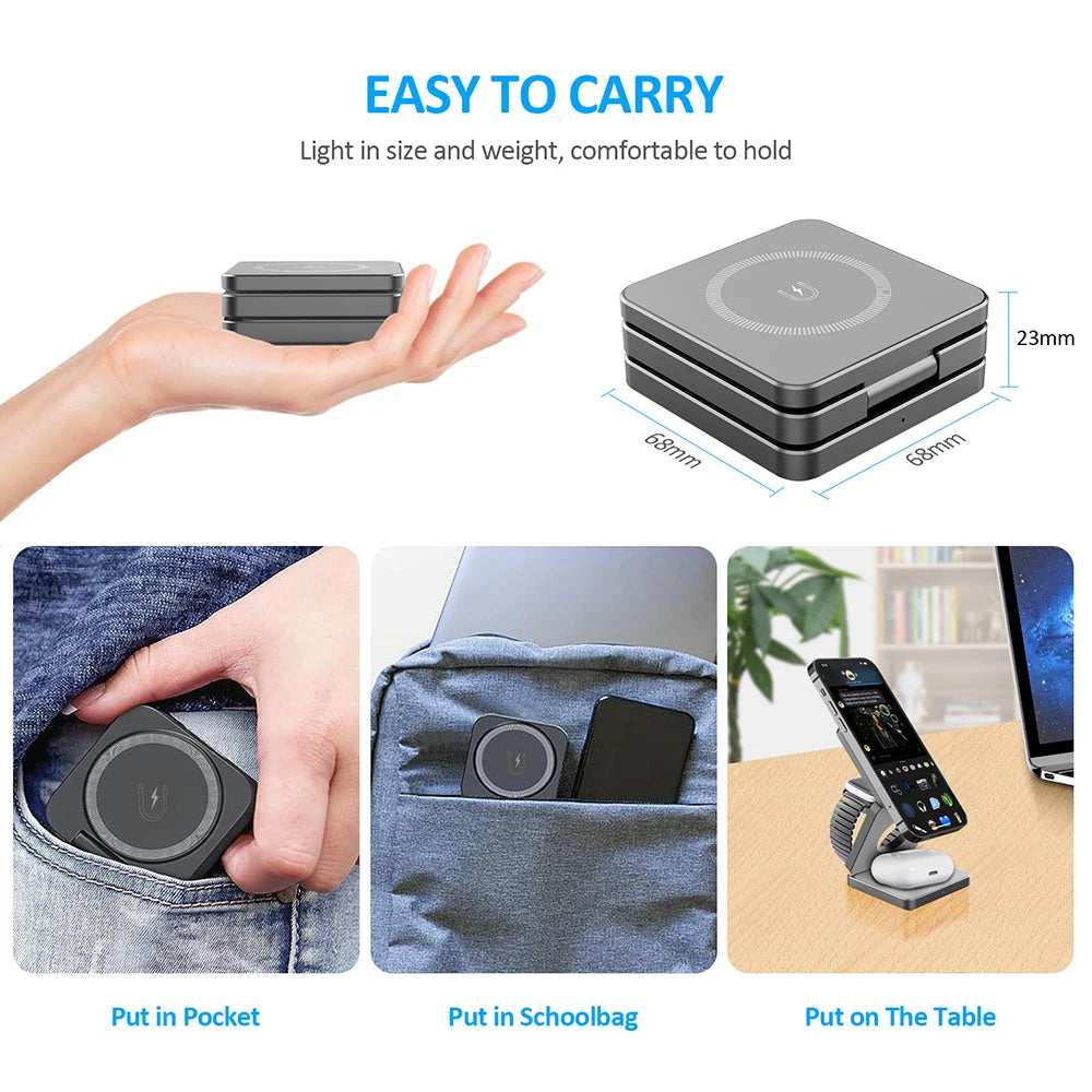 Wireless charger 3 in 1