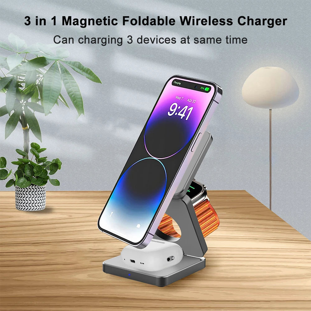 Wireless charger 3 in 1